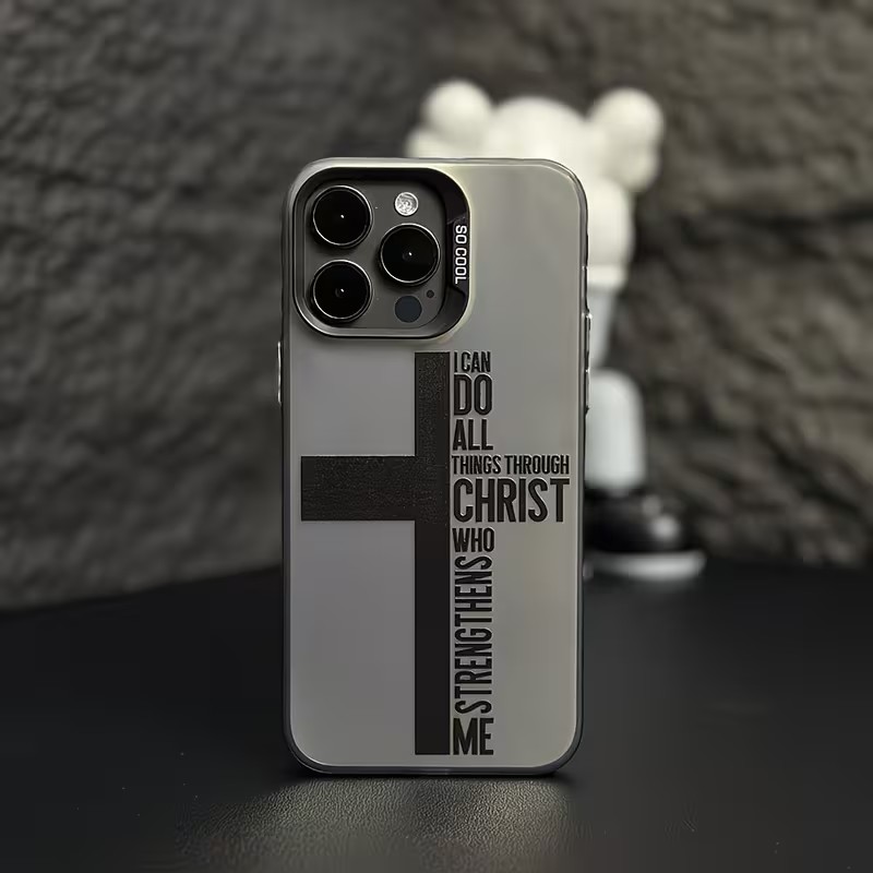 Anti Fingerprint Cross Bible P - огляд і ціна Phone Cases Iphone 13