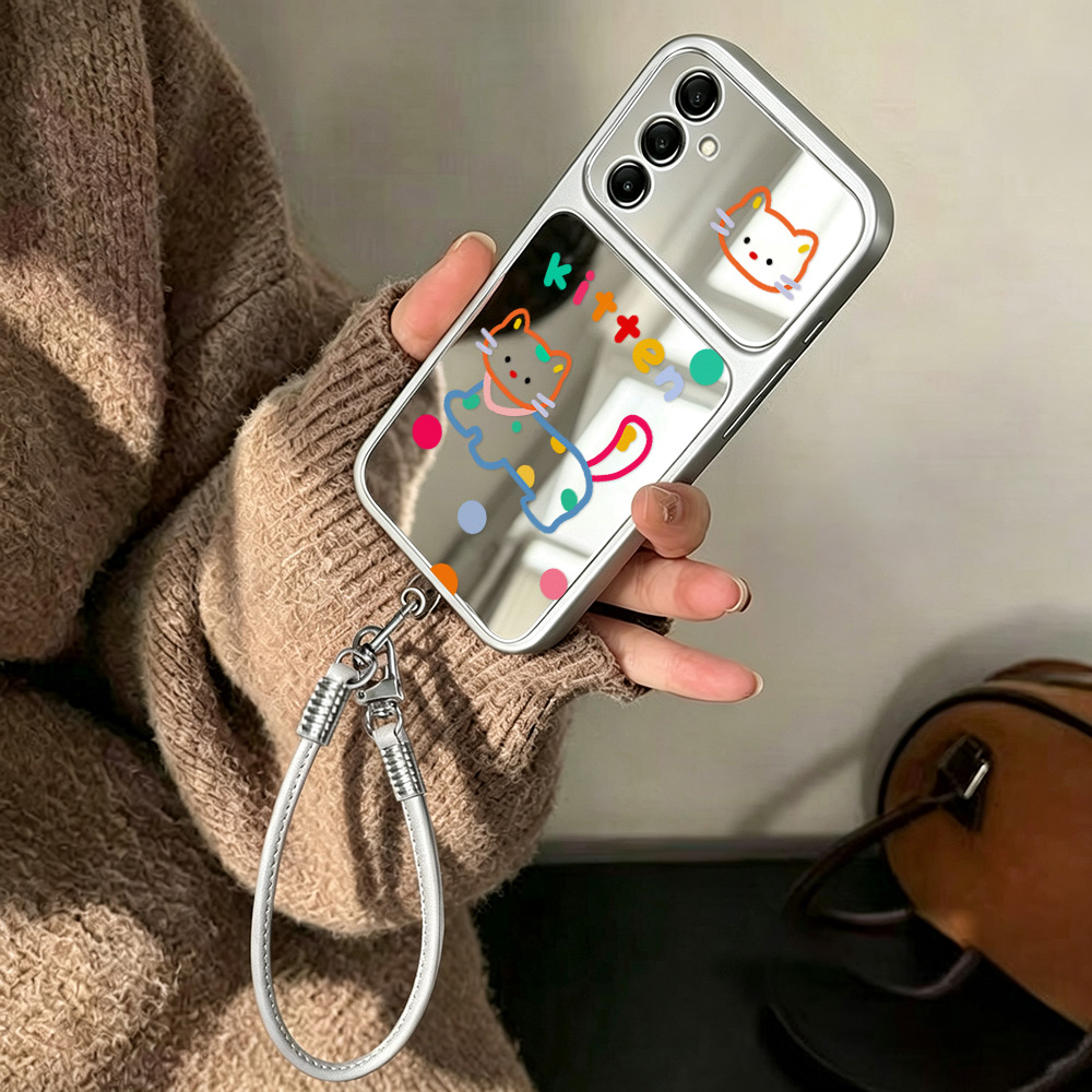 Cute Cat Mirror Case with Phon - огляд і ціна Phone Cases Galaxy A16 5G