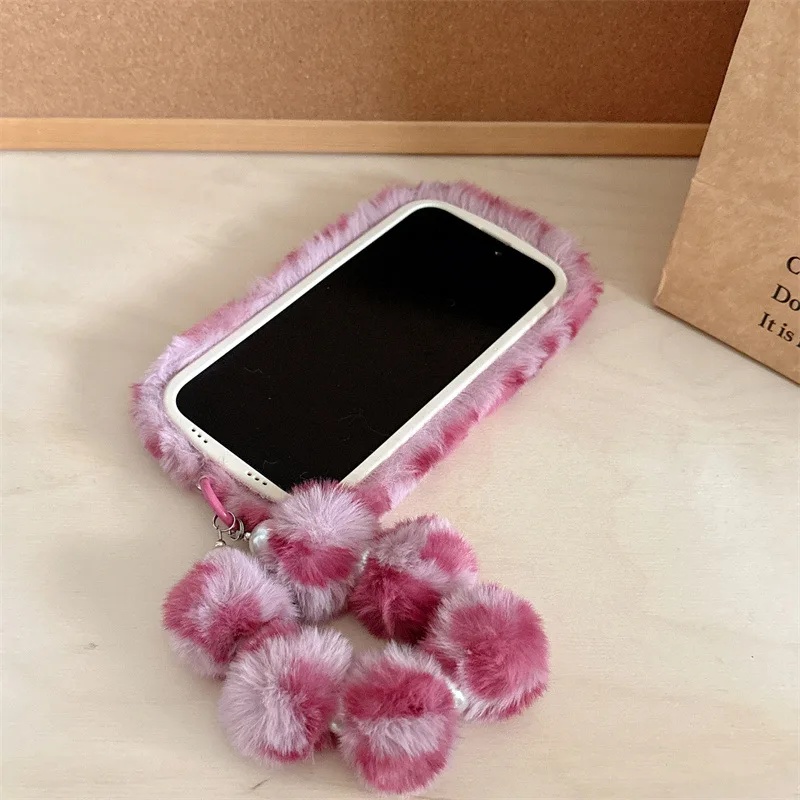 Fashion Leopard Furry Plush Le - огляд і ціна Phone Cases Iphone 13