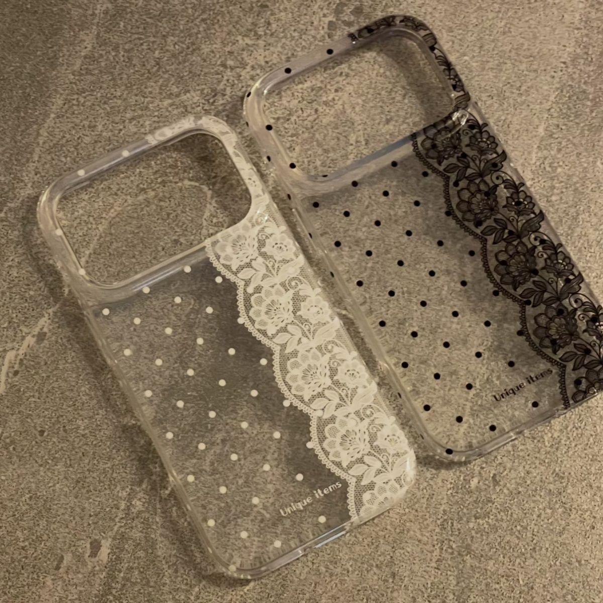 Black white Polka Dot Lace Pat - огляд і ціна Phone Cases Xr Iphone